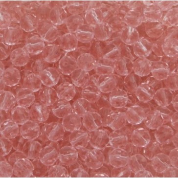 Contas de Cristal de Vidro - Rosa 08mm 1.000 peças (cnt40)