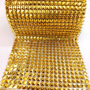 Tela manta Quadrada 5mm - 1 Metro Dourada (maa19)
