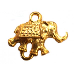 Pingente Elefante da Sorte Dourado (en40)
