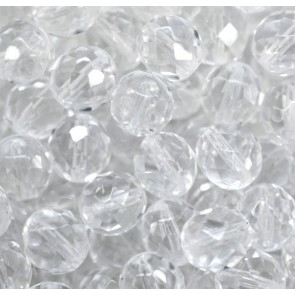 Contas de Cristal de Vidro - Transparente 08mm 1.000 peças (cnt45)