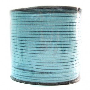 Fio de camurça - Azul Claro - 3mm 100 metros (ca29)
