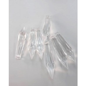 Pingente de Acrílica Transparente 4,5 cm - 500 gramas modelo 264 (acr24)