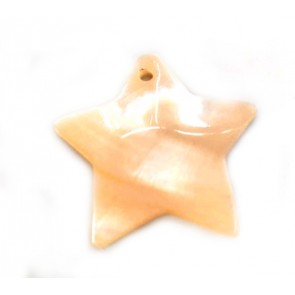 Estrela 01 de madrepérola polida (madr12)
