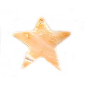 Estrela 02 de madrepérola polida (madr13)