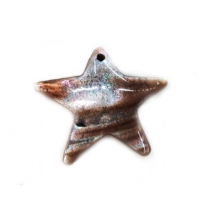 Estrela 03 de madrepérola polida (madr14)