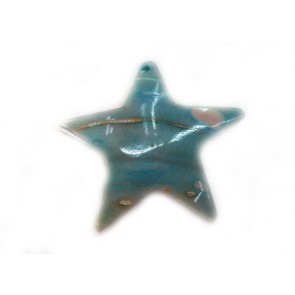Estrela 04 de madrepérola polida (madr15)